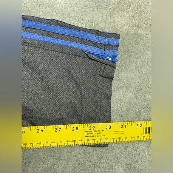 Adidas Pants Climalite Warm Up Track Pants Size Mens Medium M Leg Gray Blue - Picture 6 of 13